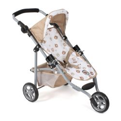 Bayer Chic 2000 Puppen Jogging-Buggy LOLA Bärchen beige