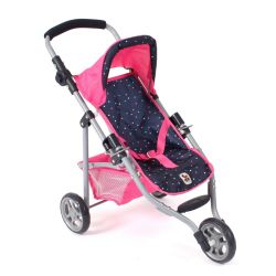 Bayer Chic 2000 Puppen Jogging-Buggy LOLA Konfetti pink