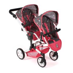 Bayer Chic 2000 Puppenwagen Linus Duo Butterfly Koralle