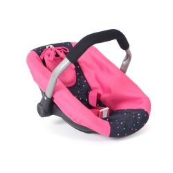 Bayer Chic 2000 Puppen Autositz Konfetti pink
