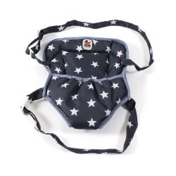 Bayer Chic 2000 Puppen Tragegurt Sternchen navy