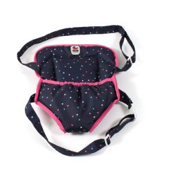 Bayer Chic 2000 Puppen Tragegurt Konfetti pink