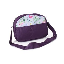 Bayer Chic 2000 Wickeltasche für Puppen - Flowers lila