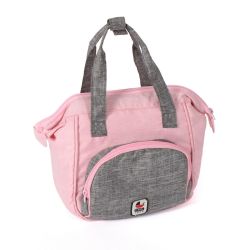 Bayer Chic 2000 Wickeltasche für Puppen - Melange grau-rosa