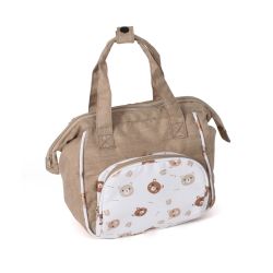 Bayer Chic 2000 Puppenwickeltasche Wickeltasche Flowers lila