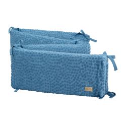 roba Baby Nestchen Seashells Indigo für Babybetten 60x120 70x140 cm Blau