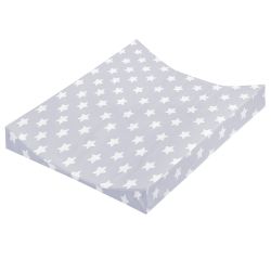 Julius Zöllner Wickelauflage 2-Keil Mulde 50x65 cm Folie Sterne grau