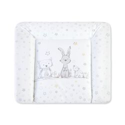 Julius Zöllner Wickelauflage Softy 75x75 Folie Häschen und Eule
