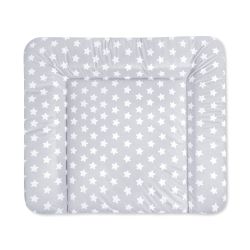 Julius Zöllner Wickelauflage Softy 75x75 Folie Sterne grau