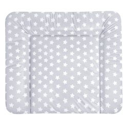 Julius Zöllner Wickelauflage Softy 65x75 cm Folie Sterne grau