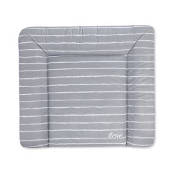 Julius Zöllner Wickelauflage Softy 75x75 Folie Grey Stripes