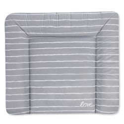 Julius Zöllner Wickelauflage Softy 75 x 85 Grey Stripes