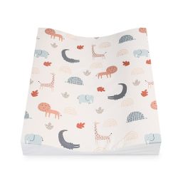 Julius Z&ouml;llner Wickelmulde Wickelauflage Wave Folie Wild Friends Allover 60x70 cm