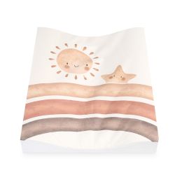 Julius Zöllner Wickelmulde Wickelauflage Wave Folie Sunrise 50x65 cm