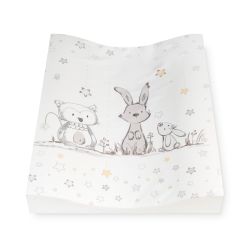 Julius Z&ouml;llner Wickelmulde Wickelauflage Wave Folie H&auml;schen und Eule 60x70 cm