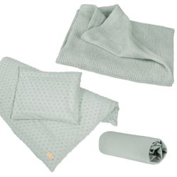 roba Organic Geschenkset Schlafen klein Lil Planet frosty green