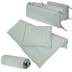 roba Organic Geschenkset Schlafen groß Lil Planet frosty green