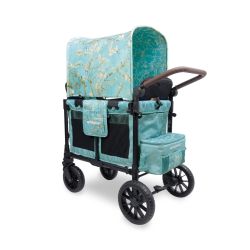 Wonderfold W2 Luxe Pro Van Gogh Doppel Kinderwagen 2-Sitzer Almond Blossoms