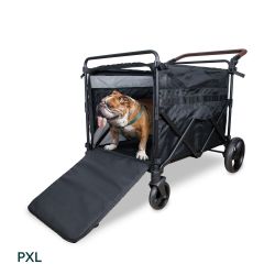 Wonderfold PXL Max Haustier Hunde Trolly Bollerwagen Heavy Duty Wagon black