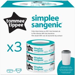 Tommee Tippee Simplee Sangenic Nachfüllkassetten 3er Pack