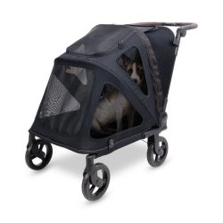 Wonderfold PFM Hudson Medium Pet Premium Haustierwagen Hundwagen black