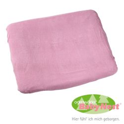 Odenwälder Wickelauflagenbezug Frottee-Bezug für Wickelauflage Soft Pink
