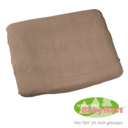 Odenwälder Wickelauflagenbezug Frottee-Bezug für Wickelauflage sand
