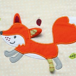 Theraline Bezug für Stillkissen 190cm Stillkissenbezug Punkte beige Fuchs