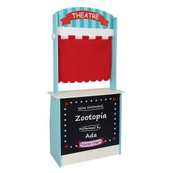 Bayer Chic 2000 2in1 Kaufladen und Theater mit Zubehör aus Holz