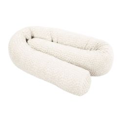 roba Bettschlange Seashells Oyster Bettumrandung 170 cm Ø 12 cm Weiß