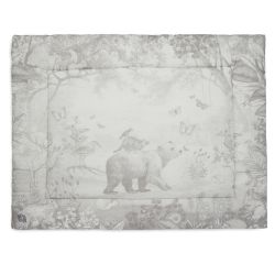 Jollein Krabbeldecke Laufgittereinlage 75x95 cm Forest Animals grau