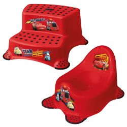 Keeeper 2-teiliges Set Cars Schemel zweistufig & Töpfchen