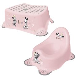 Keeeper 2-teiliges Set Minnie Maus Rosa Schemel einstufig & Töpfchen