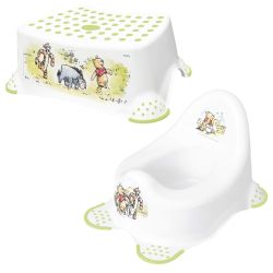Keeeper 2-teiliges Set Winnie Puuh Weiß Schemel einstufig & Töpfchen