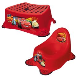 Keeeper 2-teiliges Set Cars Schemel einstufig & Töpfchen