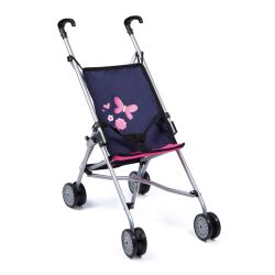 Bayer Design Puppenwagen Buggy Schmetterling blau-pink