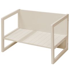 roba Kinder Sitzbank Landhausstil als Kindertisch verwendbar beige Cashmere