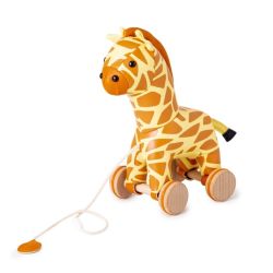 Little big Friends Nachziehtier Spielzeug Dschungel Giraffe 12m+