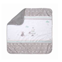 Roba Kuscheldecke zweiseitig 80x80 cm Indibär