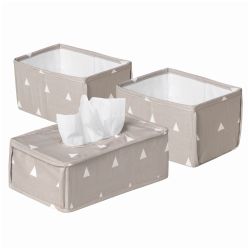 Roba 3er Set Pflege Organizer für Windeln, Pflegeartikel und Tücherbox Indibär
