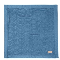 roba Babydecke Seashells Oyster 80x80 cm Kuscheldecke Terry Dots Punkte Blau