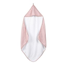 Roba Kids Kapuzenhandtuch 80x80 cm Lil Planet Rosa Mauve