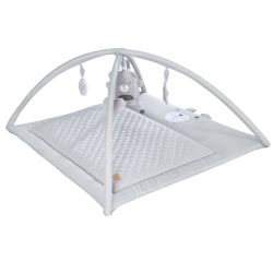 roba 2in1 Krabbeldecke roba Style Spielbogen 5 Elemente 85 x 75 cm Silbergrau