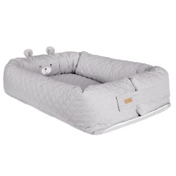 Roba Kids Babylounge Kuschelnest Reise- Kuschelbett Style Silbergrau