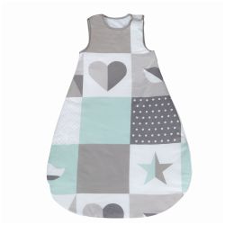 Roba Schlafsack 90cm bedruckt Happy Patch mint