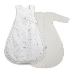 Roba Kids Schlafsack Air PLUS 2-teilig 100% Baumwolle Gr. 74/80 Sternenzauber