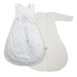 Roba Kids Schlafsack Air PLUS 2-teilig 100% Baumwolle Gr. 86/92 Sternenzauber