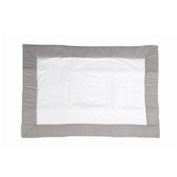 Roba Spiel- und Krabbeldecke 100x135 cm grau / weiß Dotty