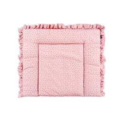 ALVI Wickelauflage wattiert Curly Volant 70x85cm