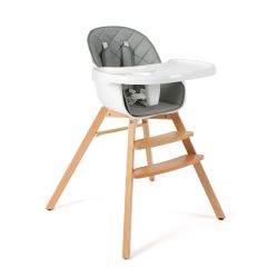 CHIC 4 BABY Hochstuhl FIETE Kinderhochstuhl grau
